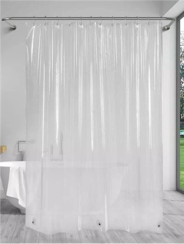 Prozirna plastična zavjesa za tuš