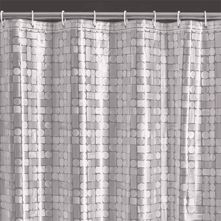 3D Shower Curtain Waterproof Reusable Bath Curtain