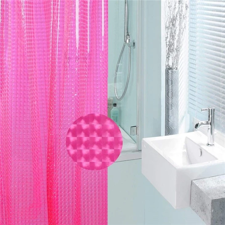 3D Abstract Machine Washable Waterproof Shower Curtain